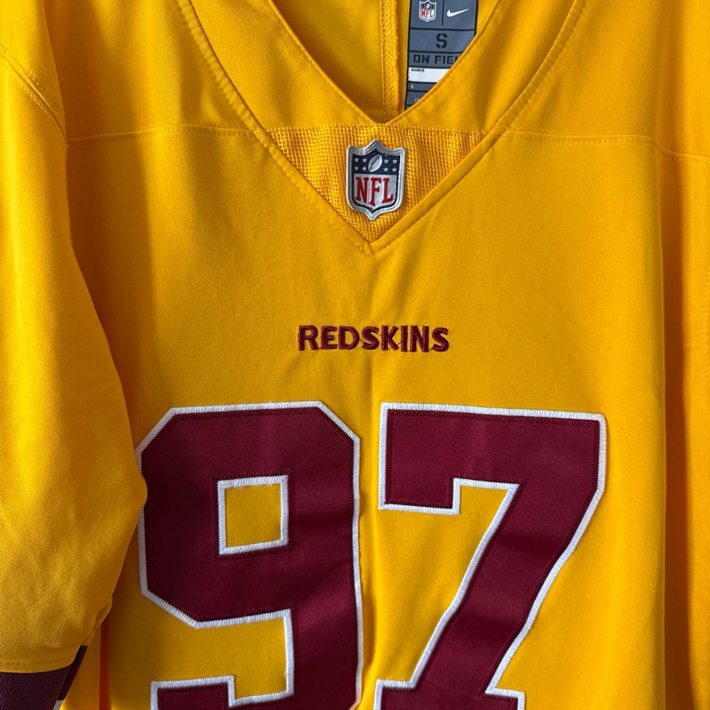 NFL Yellow and Burgundy Men's Jersey - Picture 2 of 5